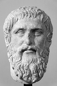 Roman copy of a portrait bust of Plato by Silanion for the Academia in Athens